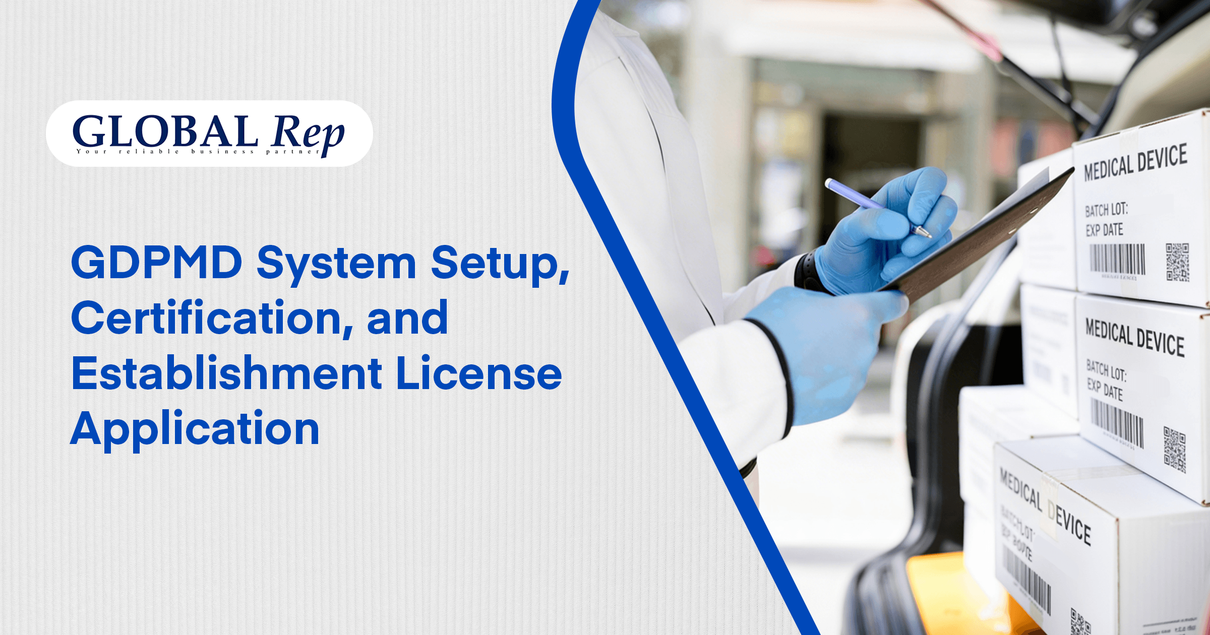 GDPMD system setup, certification, and establishment license application in Malaysia