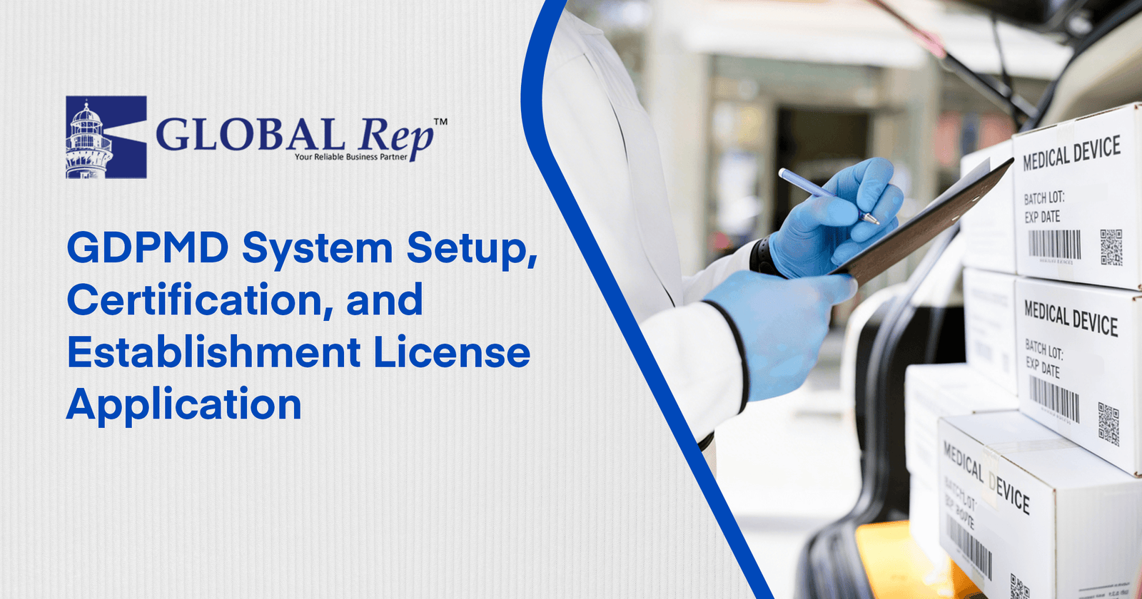 GDPMD system setup, certification, and establishment license application in Malaysia